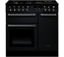 RANGEMASTER  Hi-Lite 90 Dual Fuel Range Cooker - Slate & Chrome